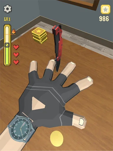 I-download ang Knife Finger Game – Subukan ang Iyong Bilis - Screenshot 9