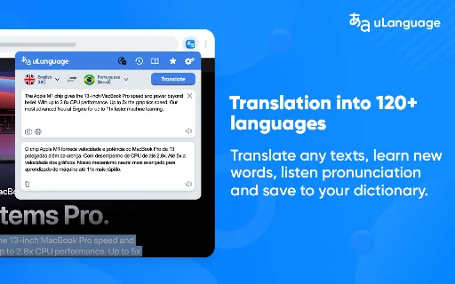 I-download ang Translate Extension – Mabilis na Tagasalin at Diksyunaryo - Screenshot 2