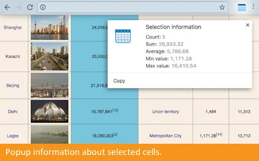 I-download ang Copytables – Pinakamabilis na Data Scraper para sa Chrome - Screenshot 3