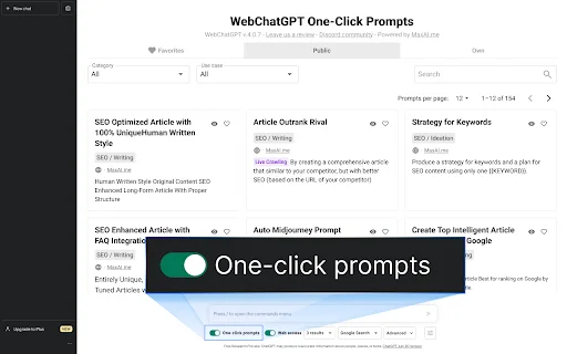 WebChatGPT: Palakasin ang Iyong ChatGPT Gamit ang Web Access - Screenshot 3