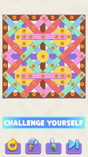 I-download ang Screw It Out: Wood Puzzle – Hamunin ang Iyong Utak - Screenshot 7