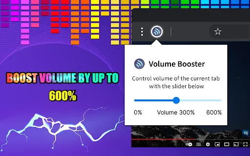 Volume Booster para sa Chrome – Palakasin ang Sound nang Libre - Screenshot 1