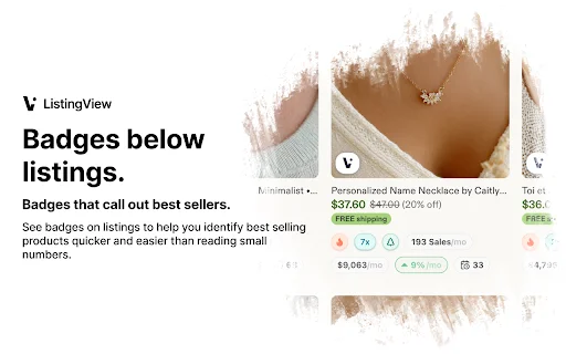 ListingView: Gabay sa Best-Selling Products sa Etsy (Libre) - Screenshot 1