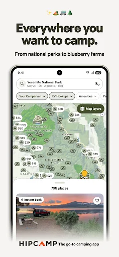 I-download ang Hipcamp: Camping, RVs & Cabins – Book na Ngayon! - Screenshot 1