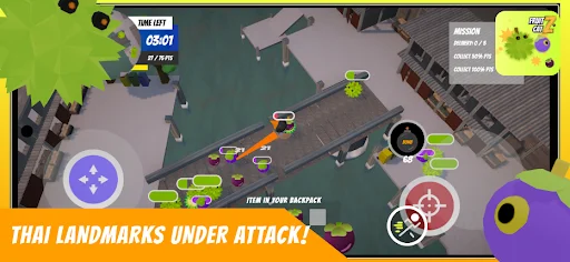 I-download ang FruitZ Cat Zombie Shooter Game – Libreng Action Laro - Screenshot 5